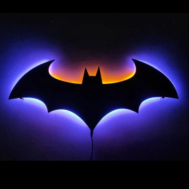 Lampe de chevet murale Batman avec Télécomande - Lampe Chevet Design