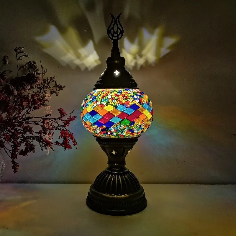 Lampe de chevet mosaique Turc - Lampe Chevet Design