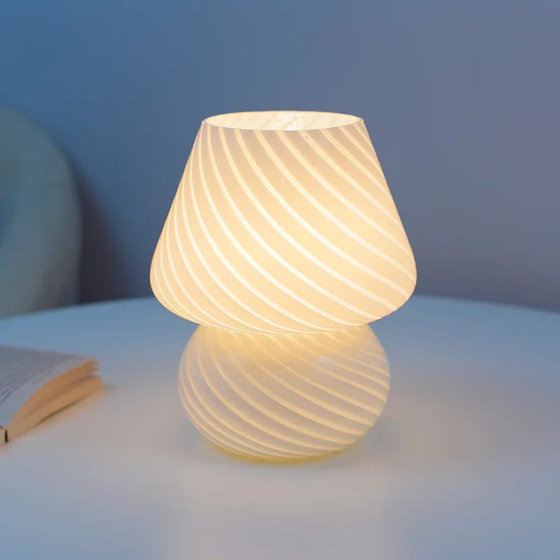 Lampe de chevet en verre translucide - Lampe Chevet Design