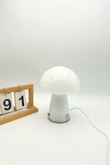 Lampe de chevet vintage en verre style Bauhaus