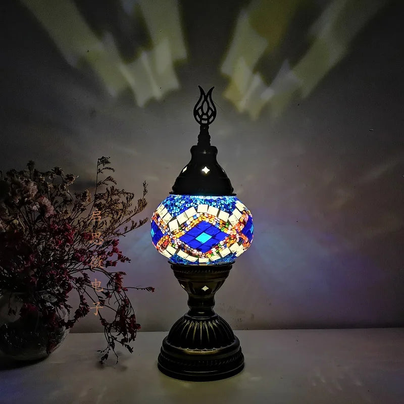 Lampe de chevet mosaique Turc - Lampe Chevet Design