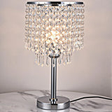 lampe de chevet cristal classique chambre a coucher