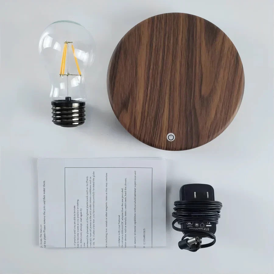 Lampe de chevet magnétique créative en verre flottant - Lampe Chevet Design