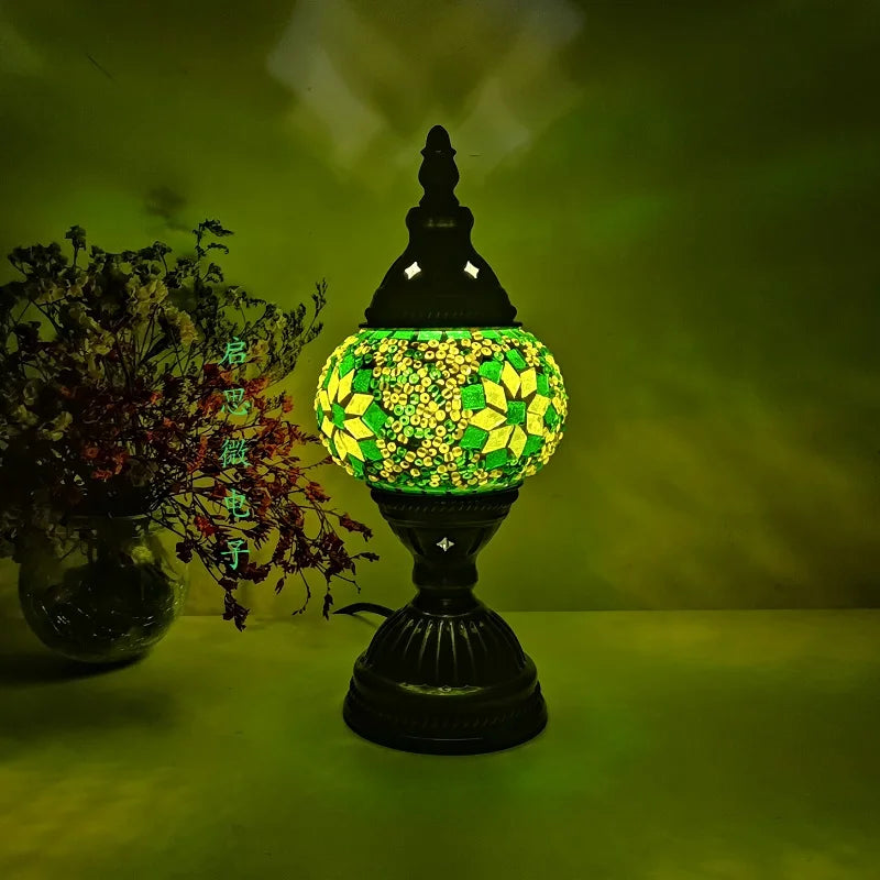 Lampe de chevet mosaique Turc - Lampe Chevet Design