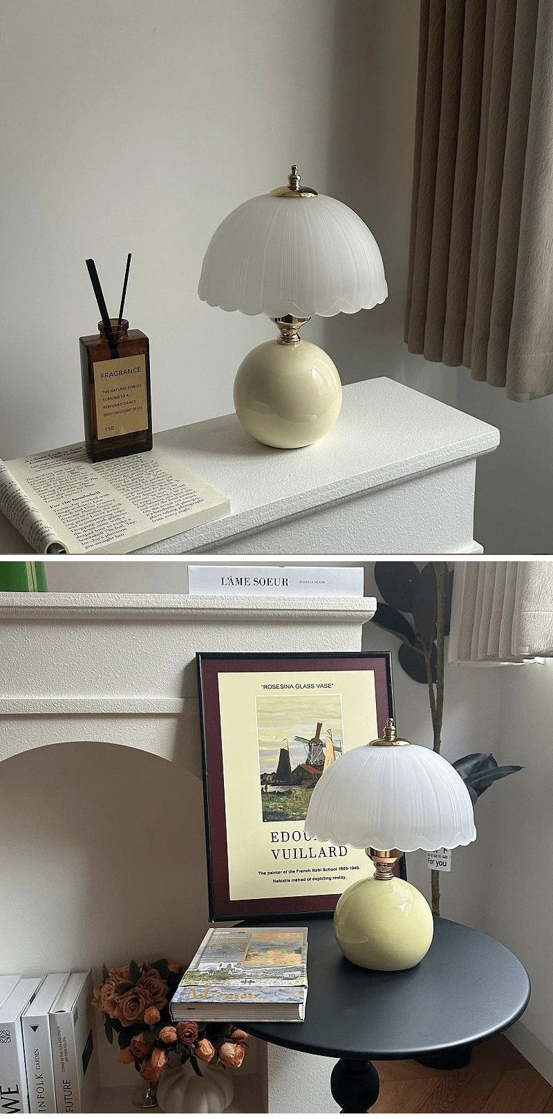 Lampe de Chevet Moderne – Tissu &amp; Fer Forgé, Style Élégant - Lampe Chevet Design