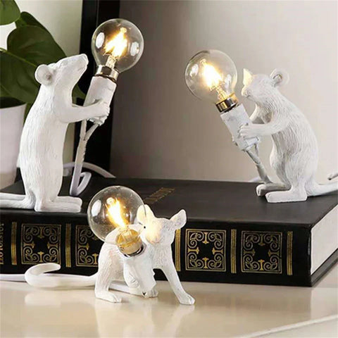 Lampe de chevet design souris