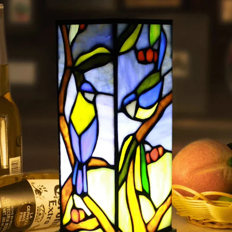 lampe de chevet tiffany carré - Lampe Chevet Design
