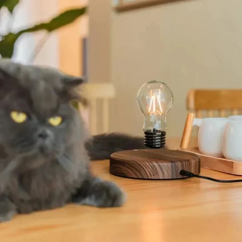 Lampe de chevet magnétique créative en verre flottant - Lampe Chevet Design