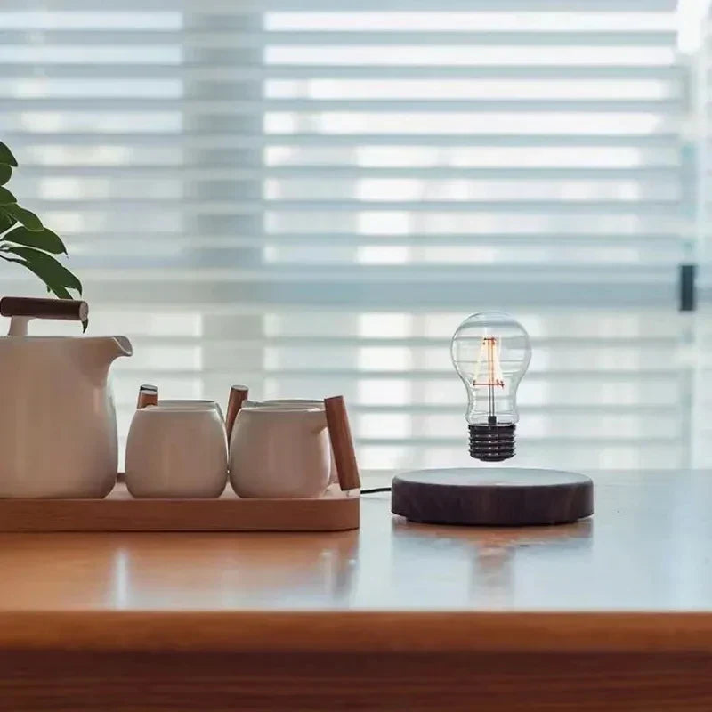 Lampe de chevet magnétique créative en verre flottant - Lampe Chevet Design