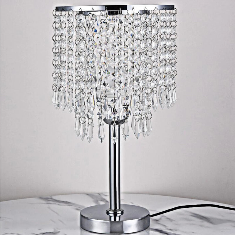 lampe de chevet cristal classique chambre a coucher