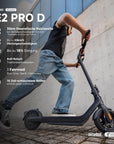 Segway Ninebot E2 Pro D E-Scooter 10 Zoll - Reichweite 35km, 750W Motor, Straßenzulassung - Schwarz