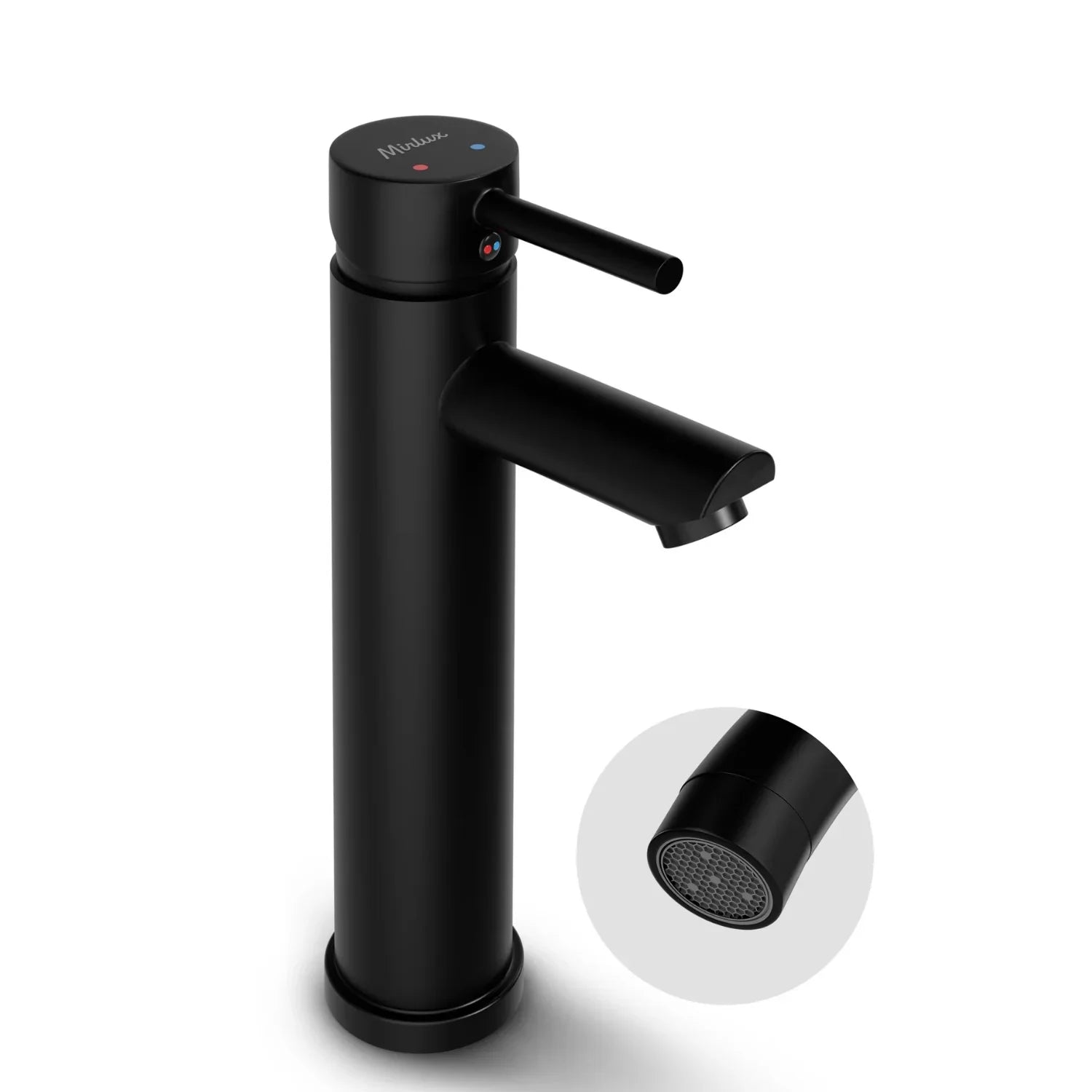 Mitigeur de lavabo – WC – Noir [EIRENE]