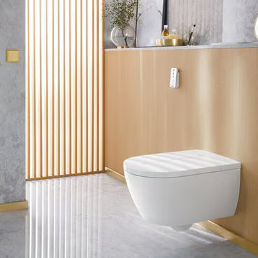 Villeroy &amp; Boch ViClean-I100 - WC Suspendu Douche Intégrée, Télécommande &amp; Appli, Sans Bride
