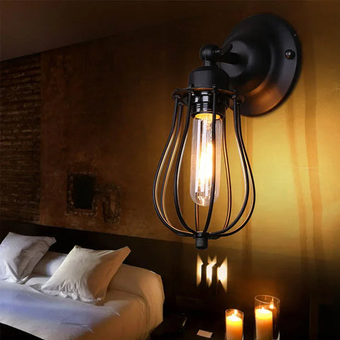 Lampe de chevet Murale Industrielle