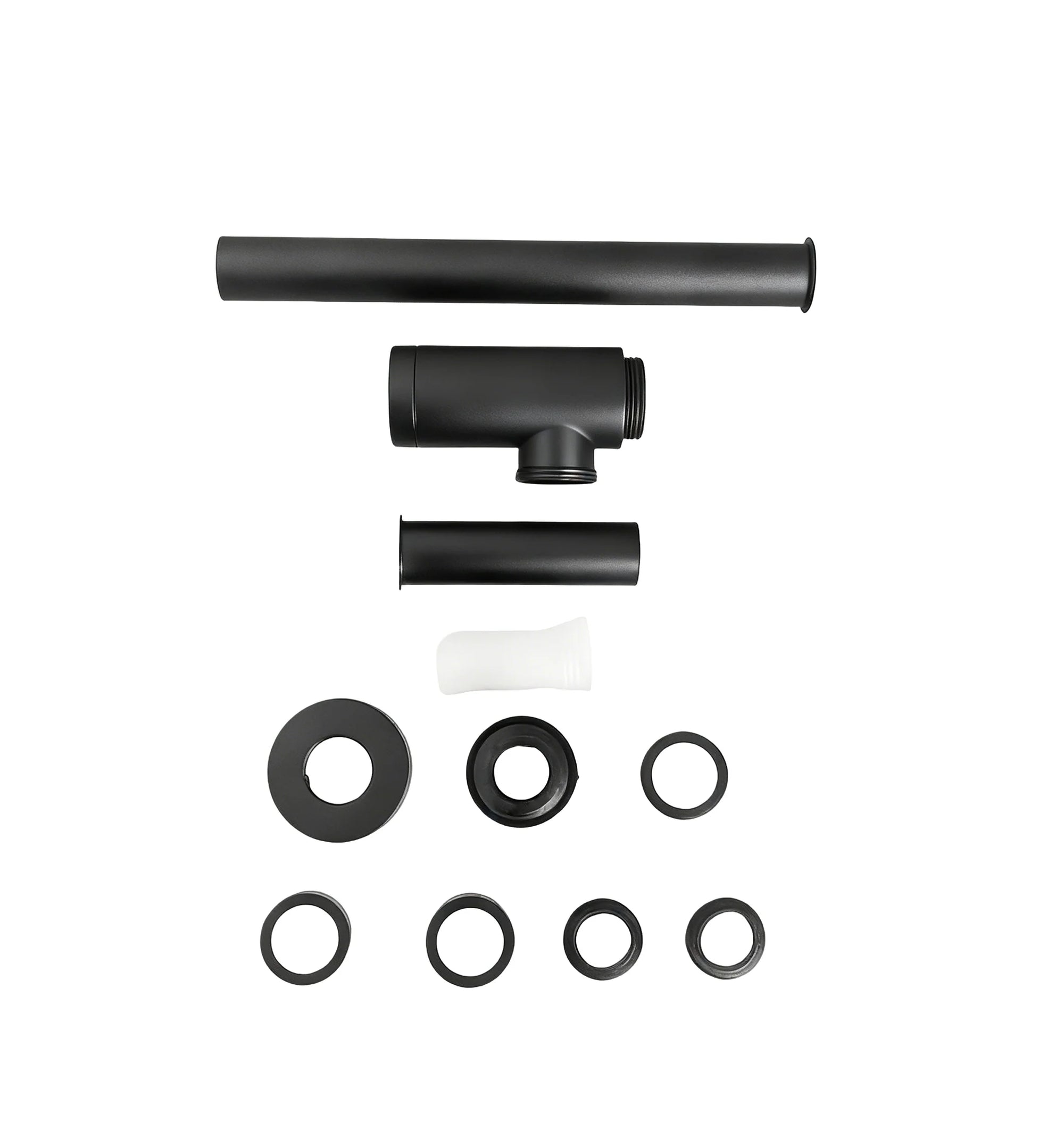 Siphon pour lavabo - 44 mm - Noir mat