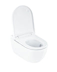 Geberit AquaClean Alba - WC Suspendu Douche Intégrée, Télécommande, Sans Bride