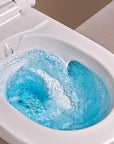 Geberit AquaClean Alba - WC Suspendu Douche Intégrée, Télécommande, Sans Bride