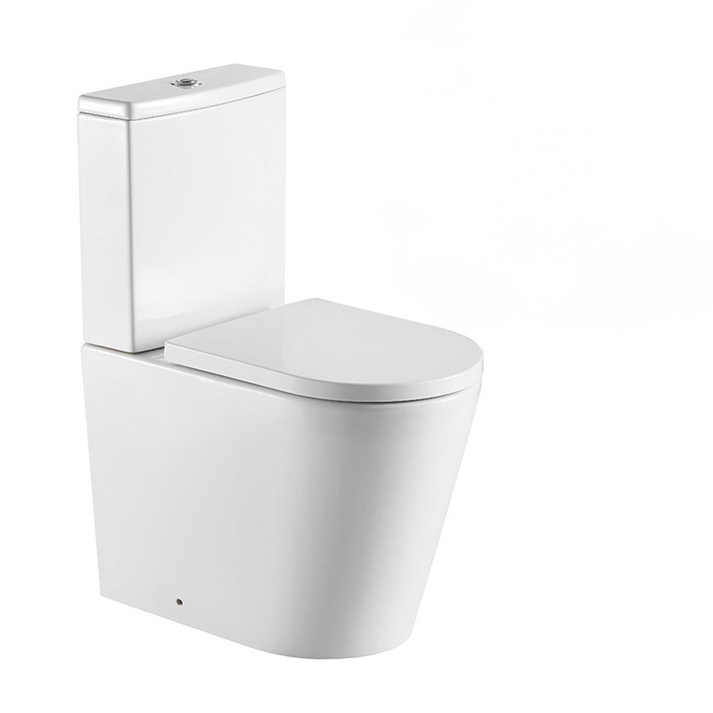 Swiss Aqua Technologies Brevis - Lot de 6 WC à Poser Sans Bride, Abattant SoftClose, Garantie 5 Ans