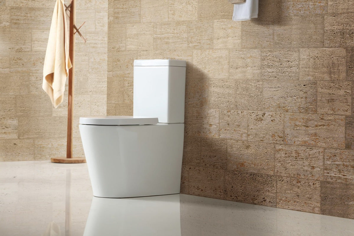Swiss Aqua Technologies Brevis - Lot de 6 WC à Poser Sans Bride, Abattant SoftClose, Garantie 5 Ans