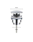 Mirlux Bonde de lavabo Chrome 65 mm
