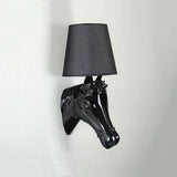 lampe de chevet murale en résin design chevaux