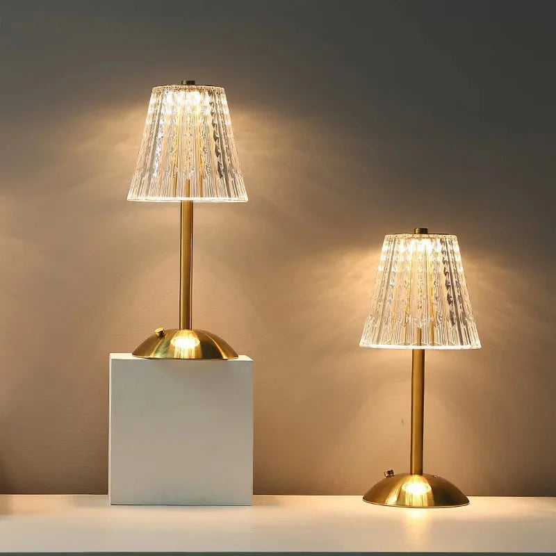 lampe de chevet moderne en cristal - Lampe Chevet Design